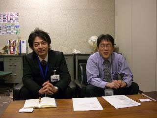 赤坂義宏さんと内田浩二郎さんの写真