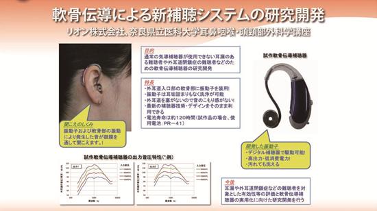 軟骨伝道による新補聴システムの説明